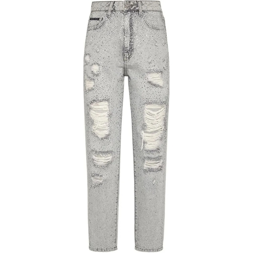 Philipp Plein Jeans à jambe fine Jeans Blue blau