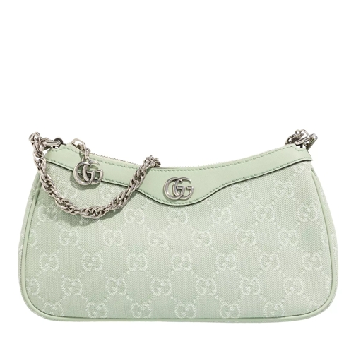 Gucci Ophidia GG Small Shoulder Bag Pale Green Schultertasche
