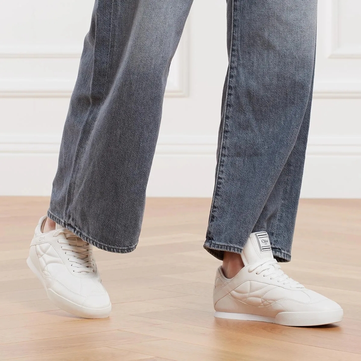 スニーカー CHLOE WHITE LEATHER CHLOE KICK SNEAKERS Chloé Chloé Kick Sneaker | Chloé US