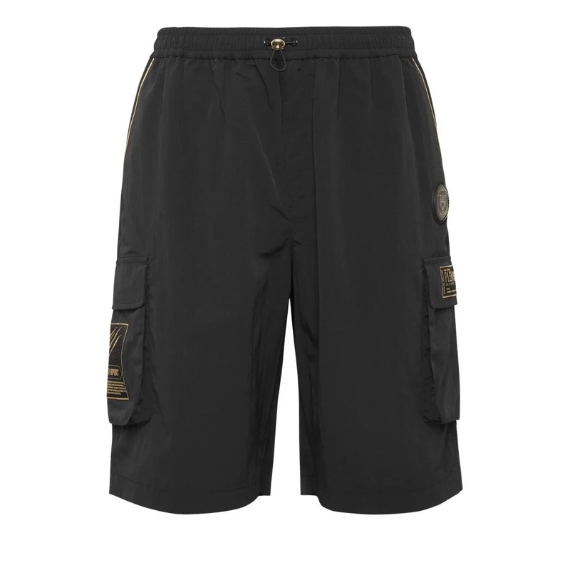 Plein Sport Shorts Shorts schwarz