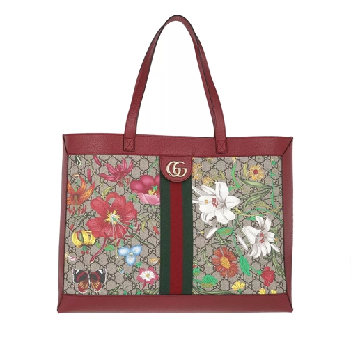 Gucci Ophidia GG Flora Medium Tote Multi Shopping Bag