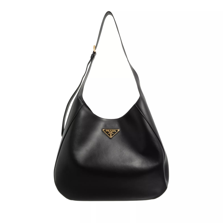 Prada large leather shoulder bag best sale