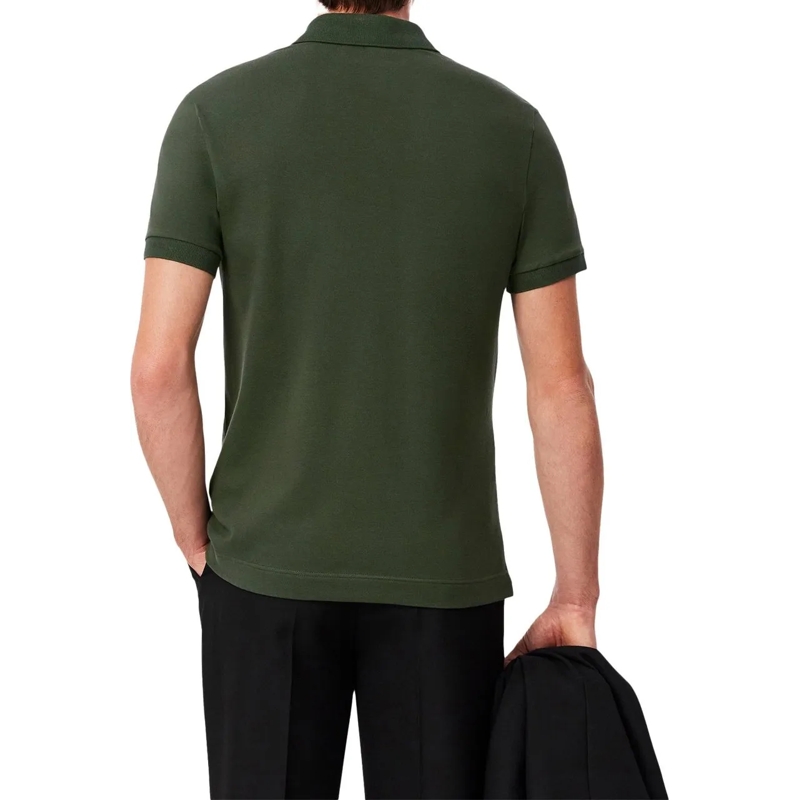 Lacoste Polohemd Regular Fit Stretch Pique Polohemd grün
