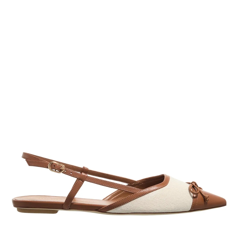 Stuart Weitzman Ballerinas Kitty Slingback Linen/Hazel