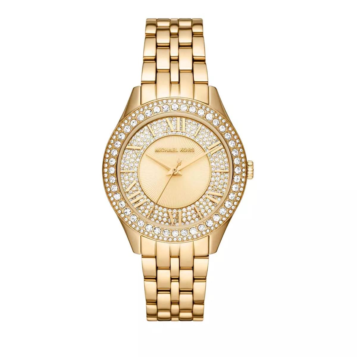 Michael Kors Uhr - Harlowe Three-Hand Stainless Steel Watch - Gr. unisize - in Gold - für Damen