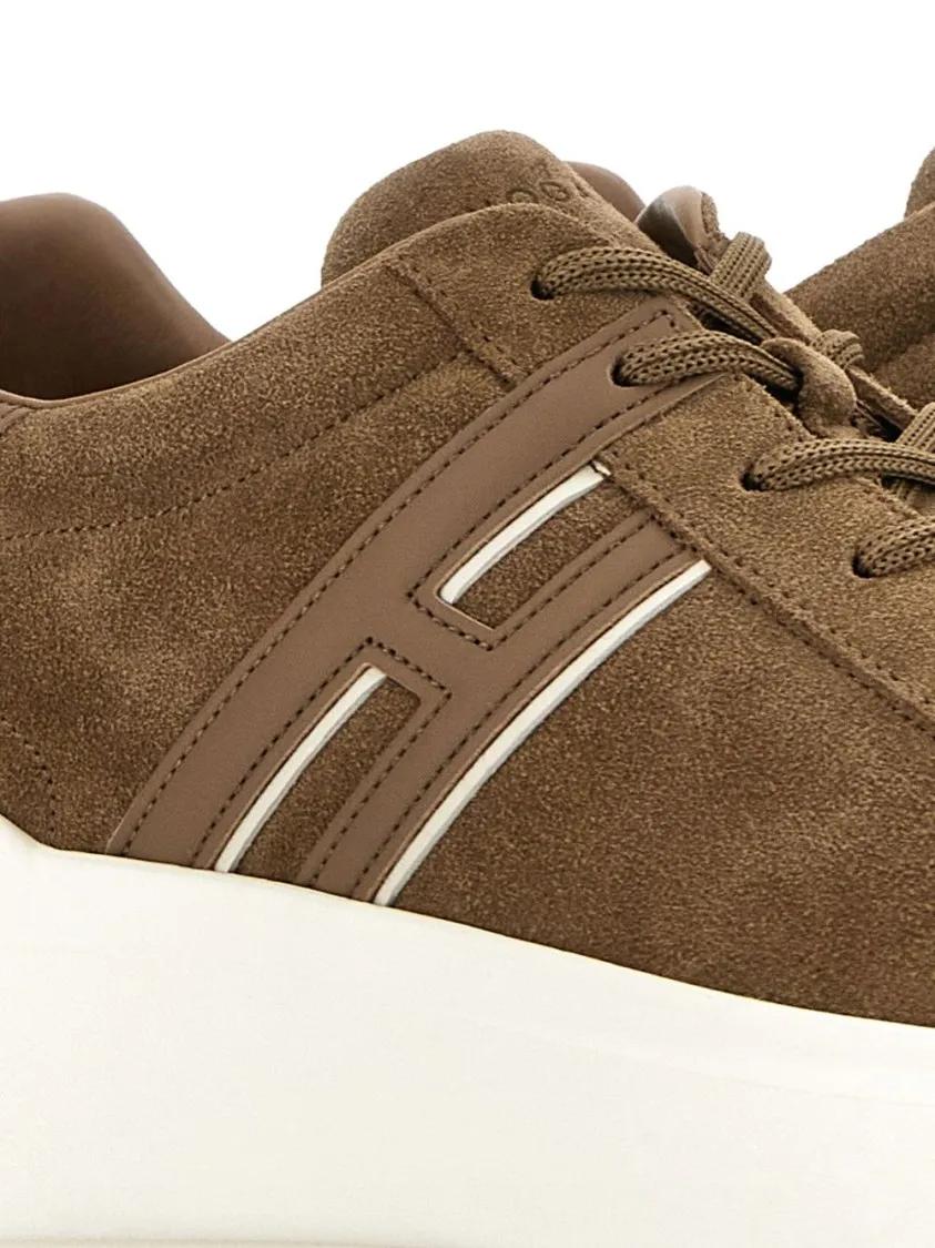 Thumbnail - Hogan Low-Top Sneaker - Earth Brown Leather Sneakers - Gr. 7 - in Braun - für Damen