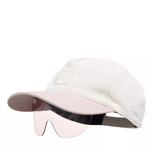 Fendi Sunglasses Eyecap Beige Cappello da baseball