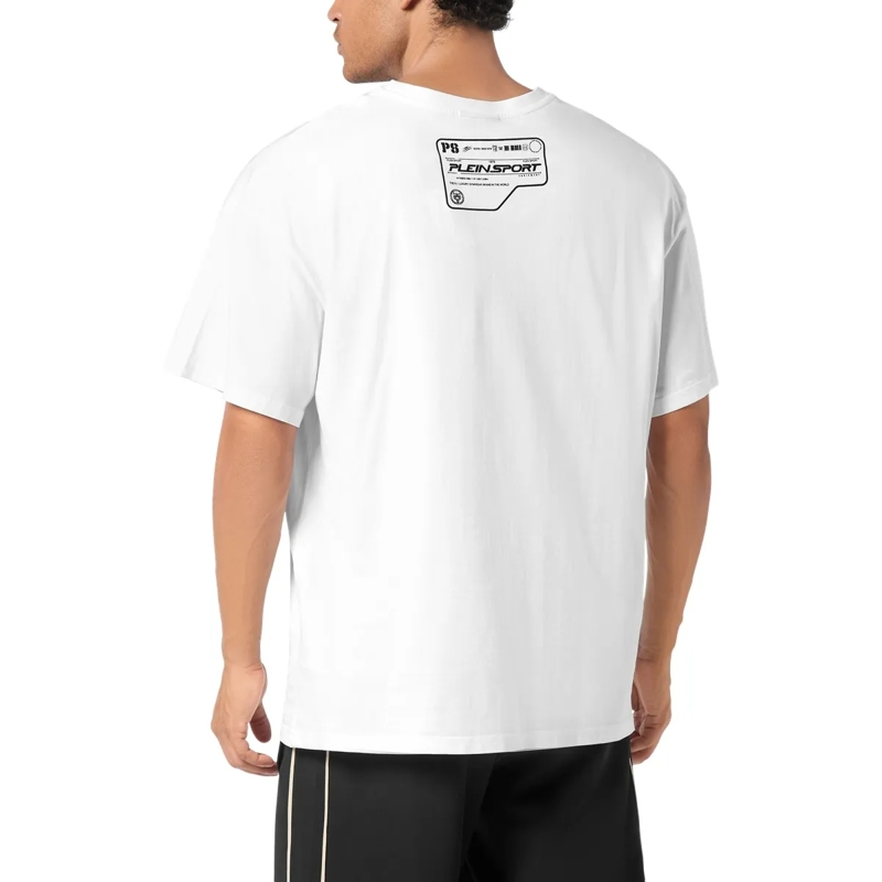 Plein Sport T-Shirt T-Shirt Rundhalsausschnitt Ss weiss(Image 2)