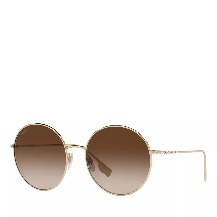 Burberry store gold sunglasses