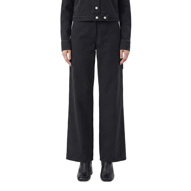 Courrèges Jeans Weite Hose schwarz(Image 2)