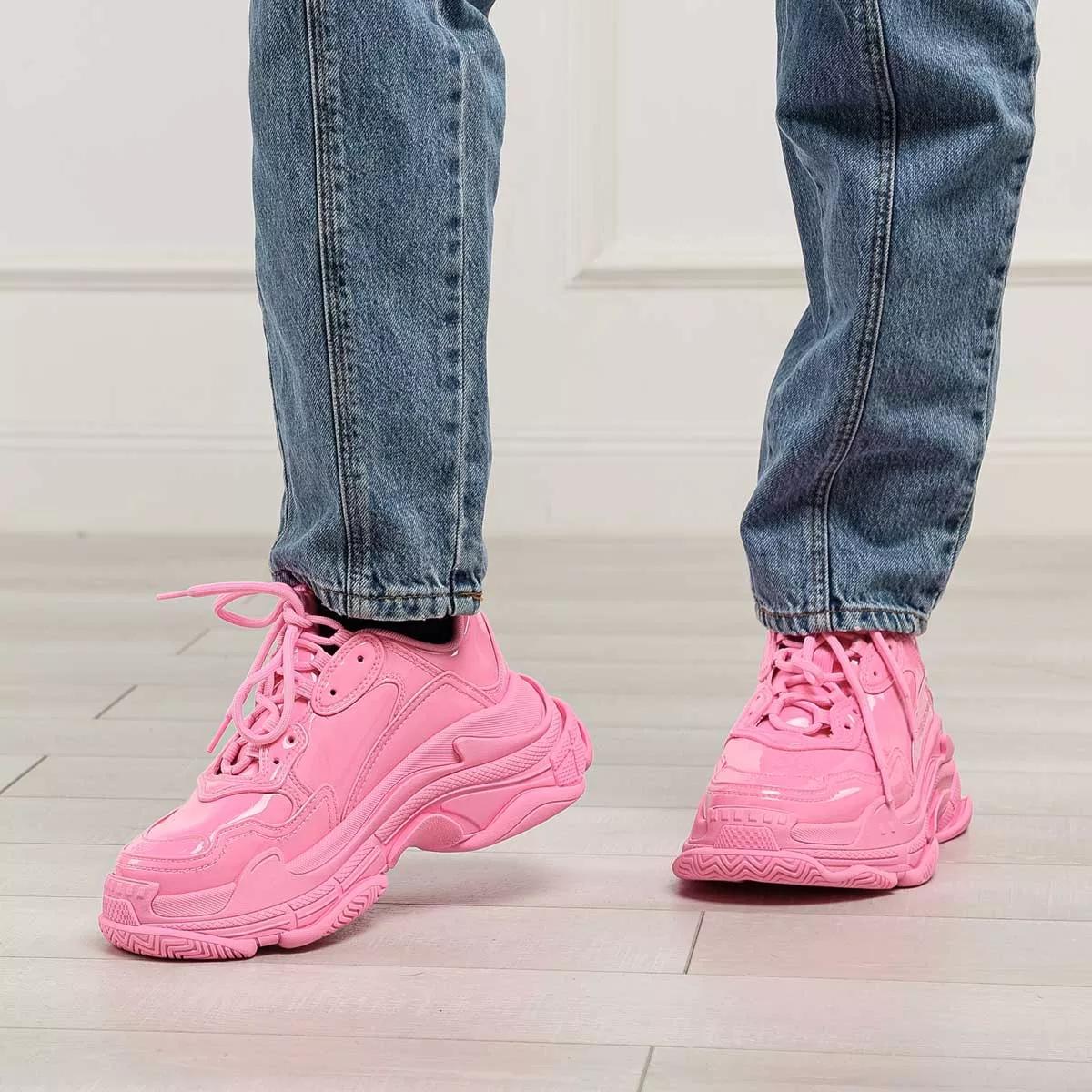 Balenciaga hot sale pink sneakers