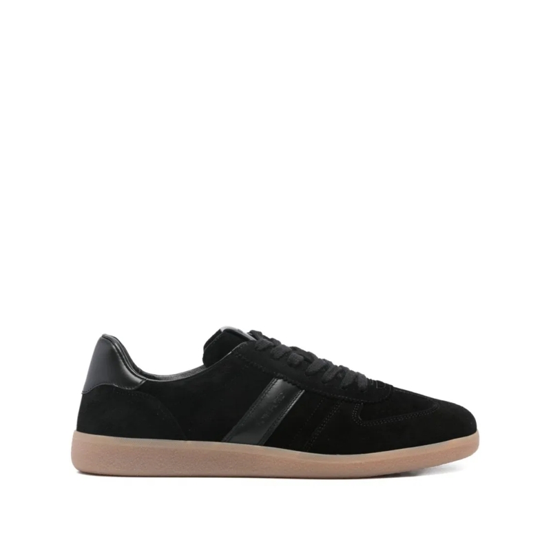 Tom Ford Sneaker basse Low-Top Black Suede Sneakers Black