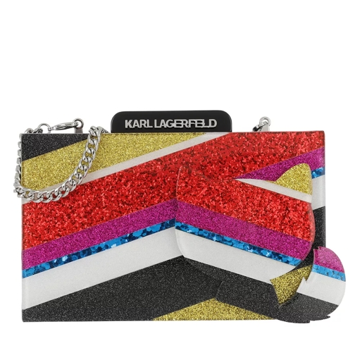 Karl Lagerfeld K/Stripes Minaudiere Multi Clutch