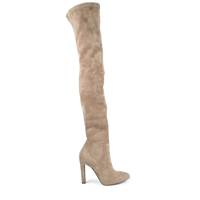 Polo Ralph Lauren Stiefel Louren Thigh-High Boots Neutrals