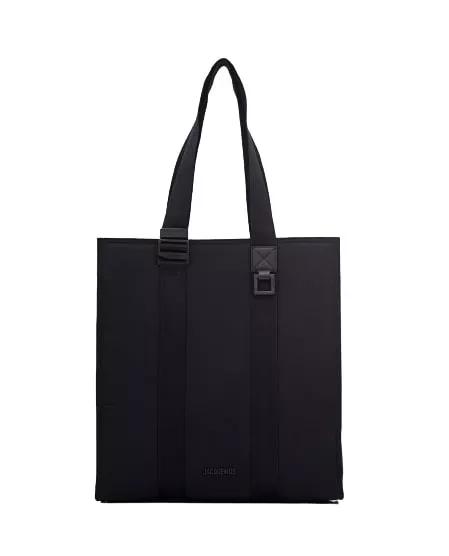 Jacquemus Totes - Le Cabas Cuerda Cotton Tote Bag - Gr. unisize - in Schwarz - für Damen