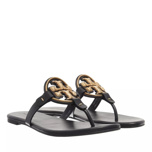 Tory Burch Metal Miller Soft Perfect Black Gold Sandaal
