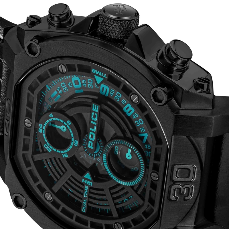 Police Automatikuhr Quarzuhr Norwood schwarz(Image 3)