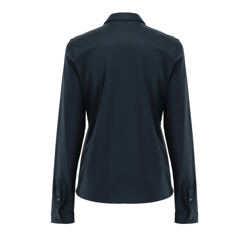 VAN LAACK Bluse Bluse Modern Fit Uni petrol (Image 23)