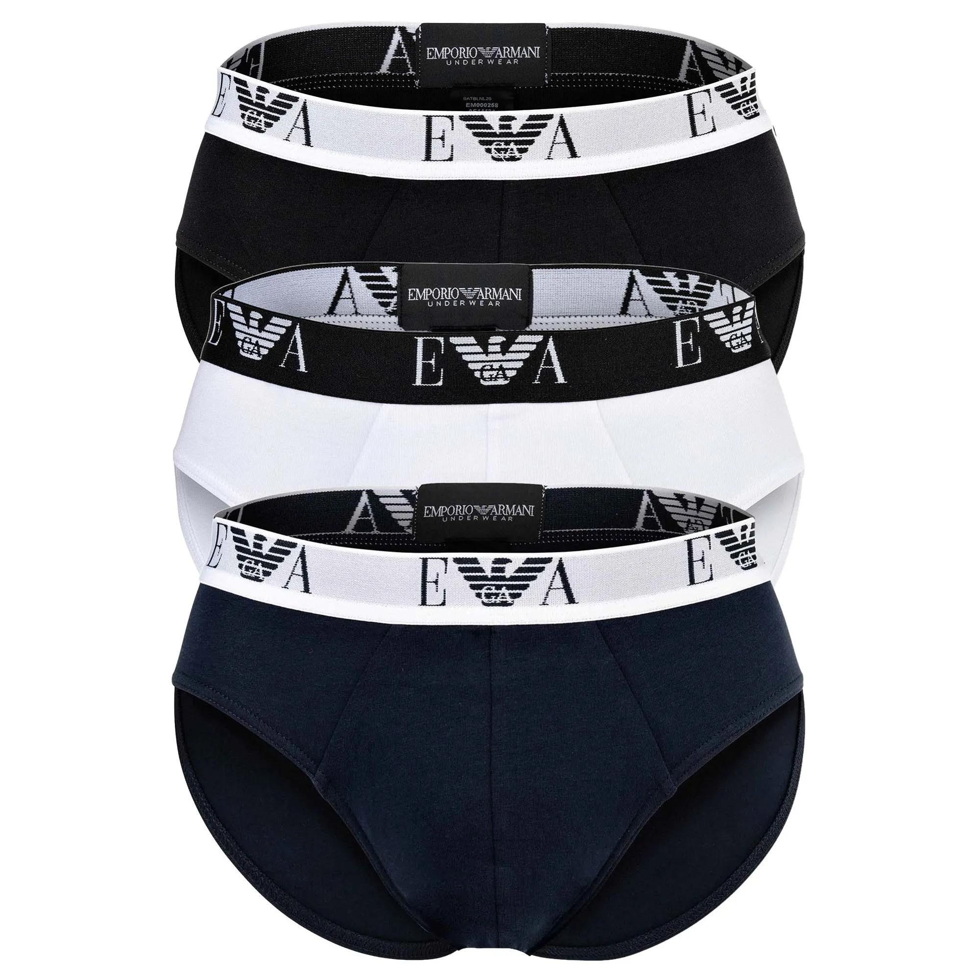 Emporio Armani - Bold Monogram 3er Pack - Größe Xl - Bunt
