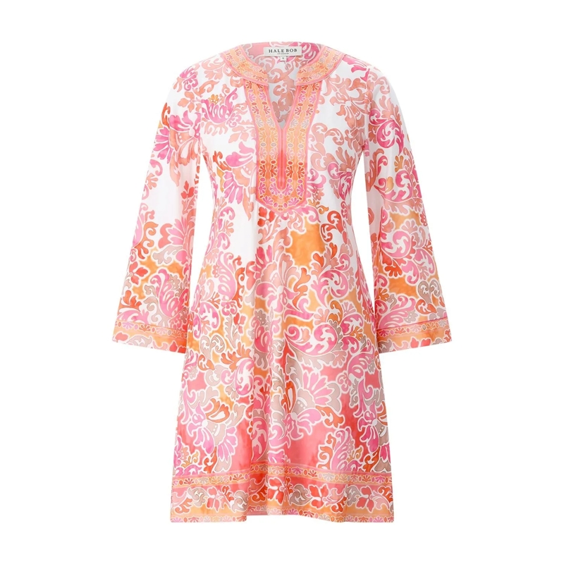 Hale Bob Minikleid Minikleid mit Muster pink