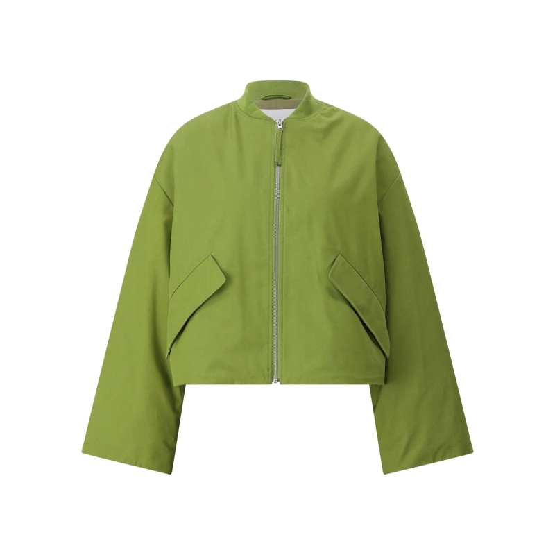 Closed Blazer Gefütterte Übergangsjacke Grün