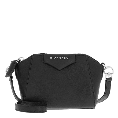 Givenchy Nano Antigona Crossbody Bag Goatskin Black Cross body-väskor