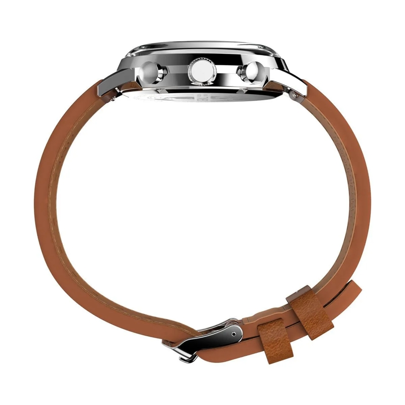 Timex Quarzuhr Quarz-Analoguhr Marlin Chronograph Stripes braun(Image 2)