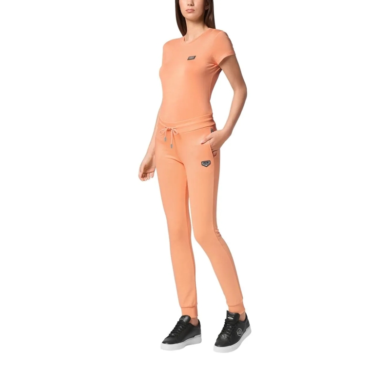 Philipp Plein Jogginghose Jogginghose Iconic Plein lachs(Image 4)