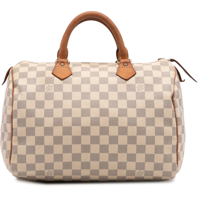 Louis Vuitton Fourre-tout Damier Azur Speedy 30 weiß