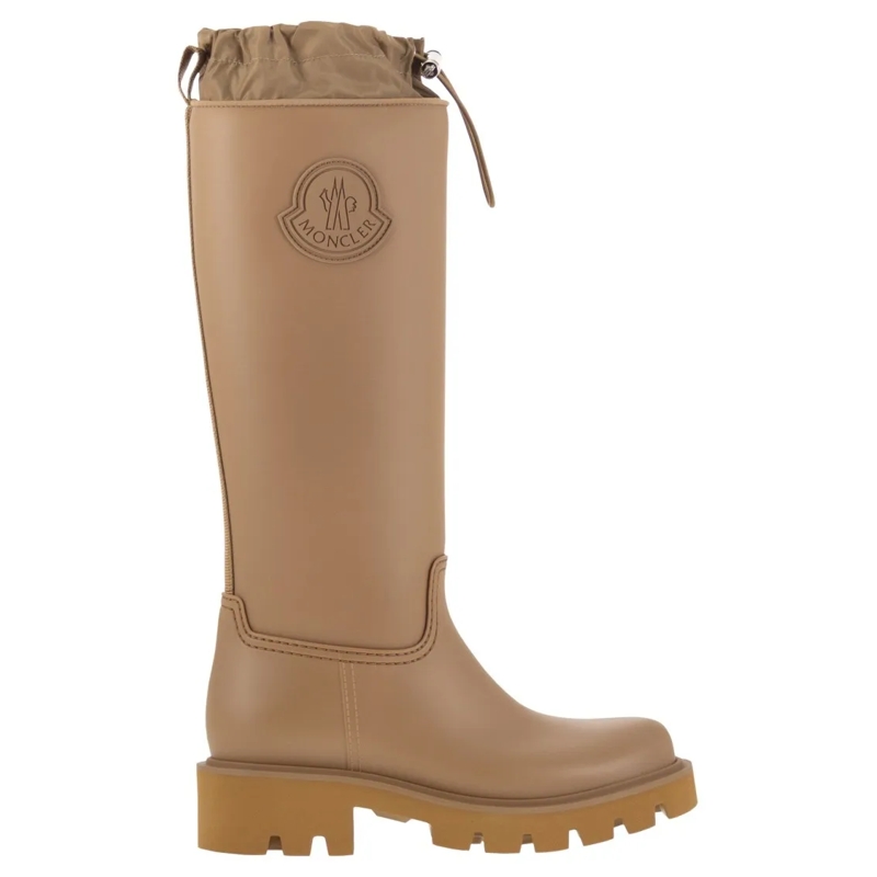 Moncler Bottes Kickstream High - Rain Boots Brown