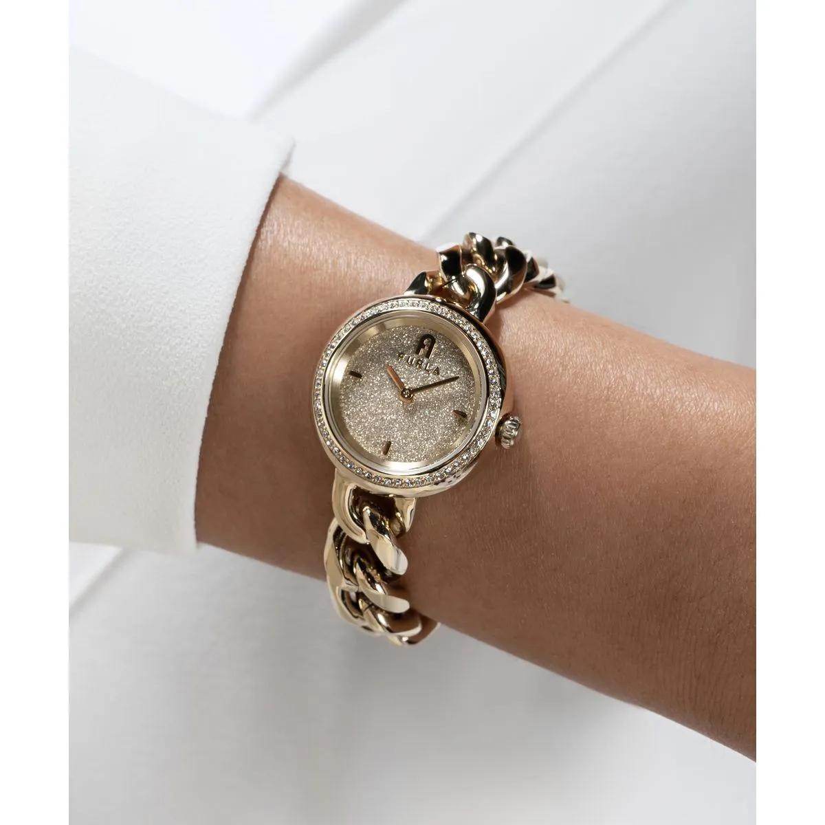 Thumbnail - Furla Uhr - Analoge Quarzuhr Furla Chain Round - Gr. unisize - in Gold - für Damen
