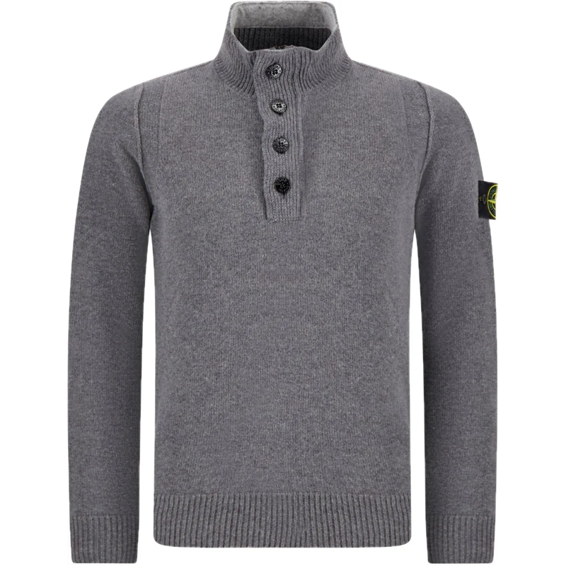 Stone Island Pull grijze trui grau