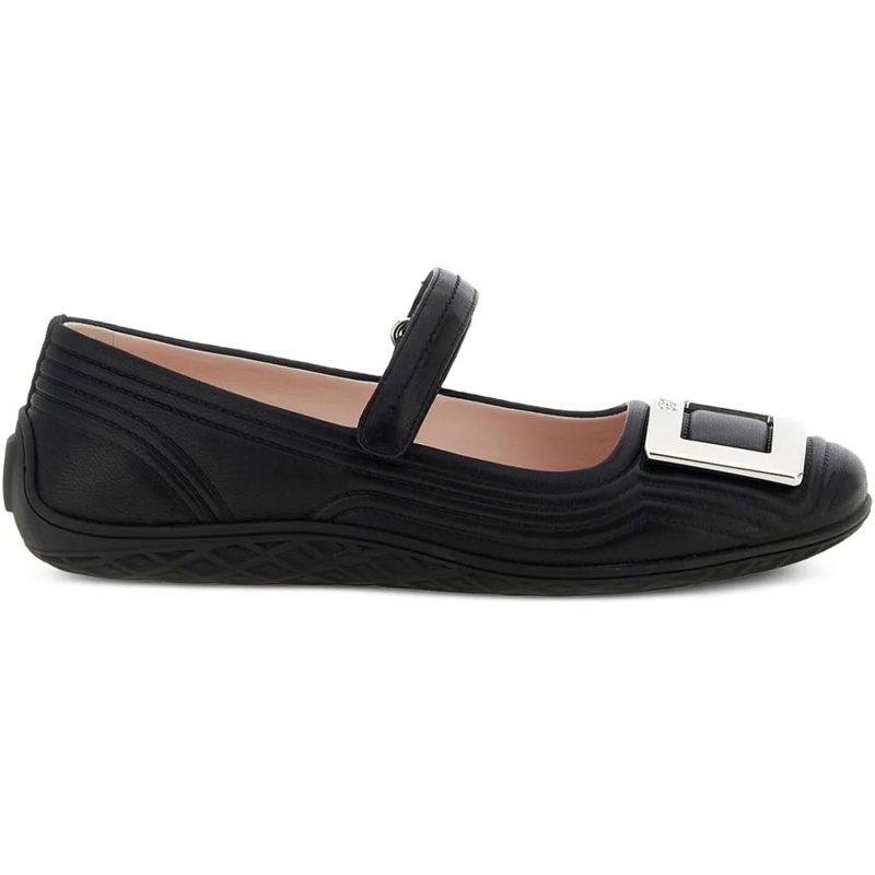 Roger Vivier Ballerinas Flat Shoes Black schwarz