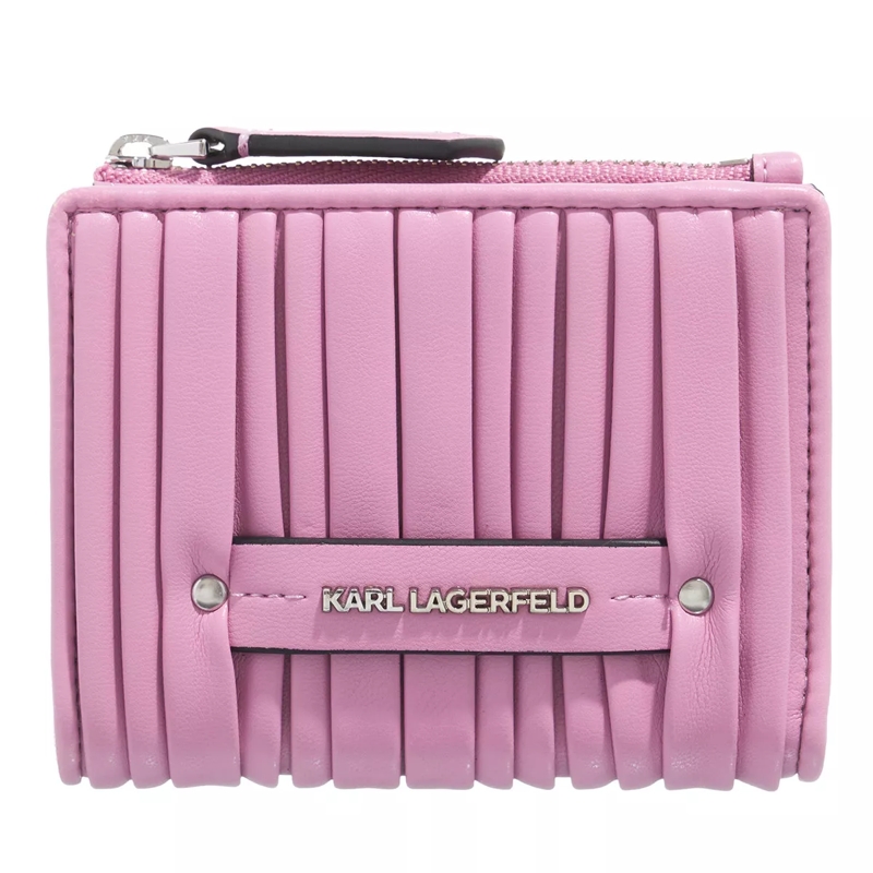Karl Lagerfeld Bi-Fold-Portemonnaie K/Kushion Sm Bifold Wallet Mauve