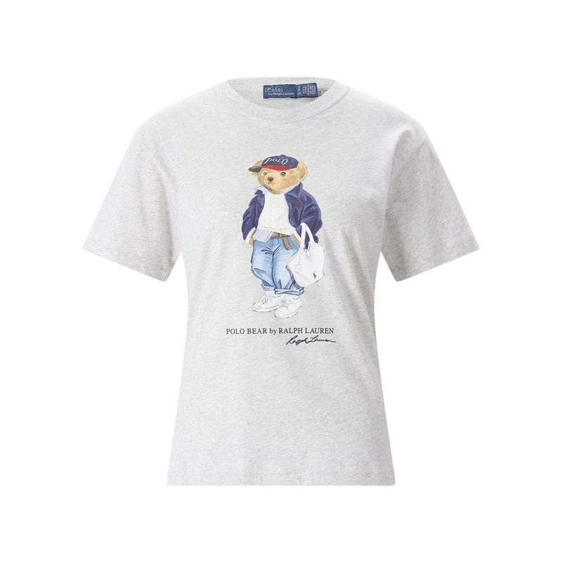 Polo Ralph Lauren T-Shirt T-Shirt mit Print grau