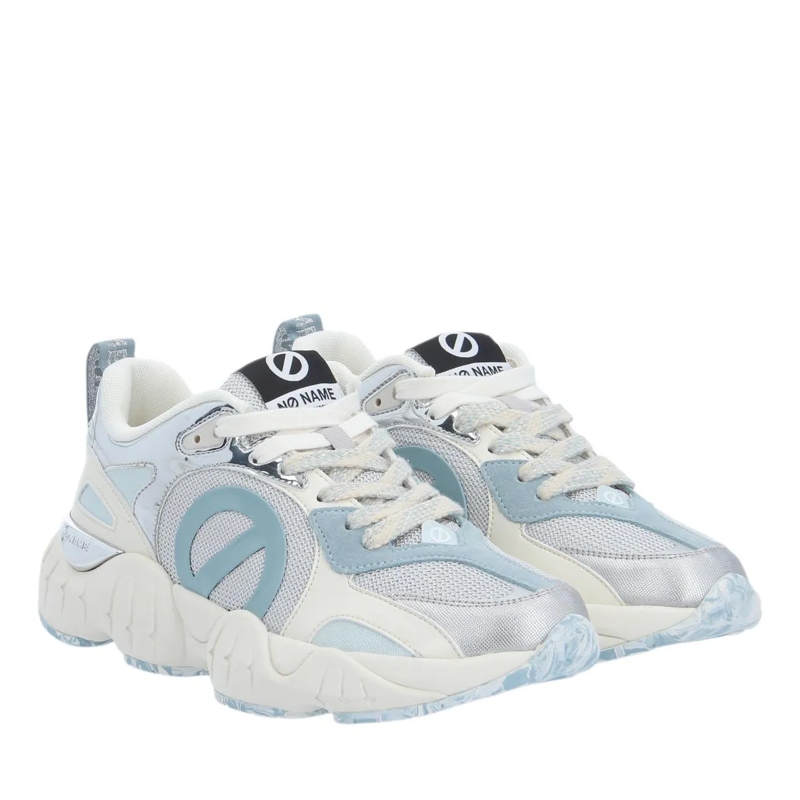 No Name Low-Top-Sneaker Krazee Runner W Silver/silver/sky(Image 2)