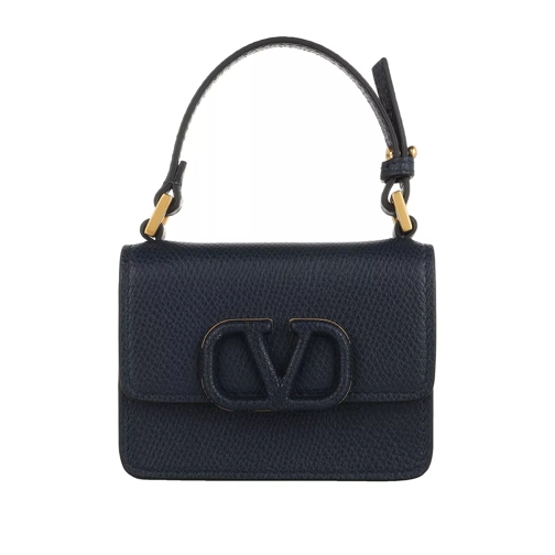 Valentino Garavani V Logo Chain Shoulder Bag Leather Multi Crossbody Bag