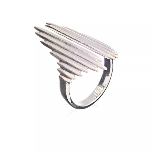 Rachel Jackson London Electric Goddess Adjustable Ring Silver Bague de déclaration