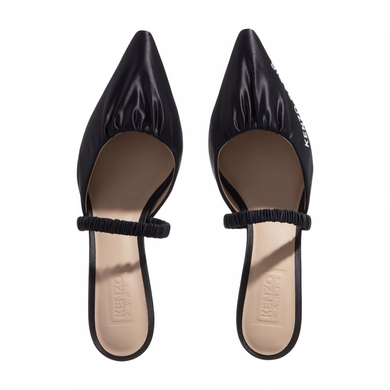 Kenzo Mules Kenzo Kitten Heel Black(Image 4)