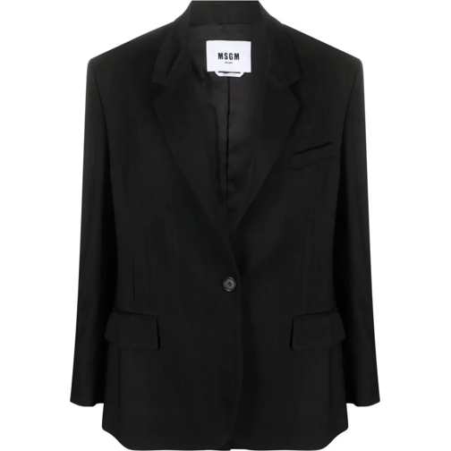 MSGM Vestes d'été jacket black schwarz