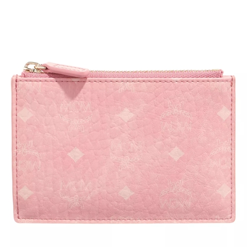 MCM Aren Card Case Blossom Pink Visetos Porta carte di credito