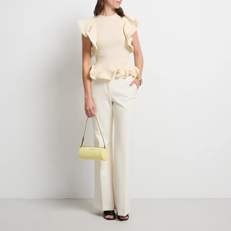 MICHAEL Michael Kors Pochette Sm Barrel Pouchette Lemon(Image 2)