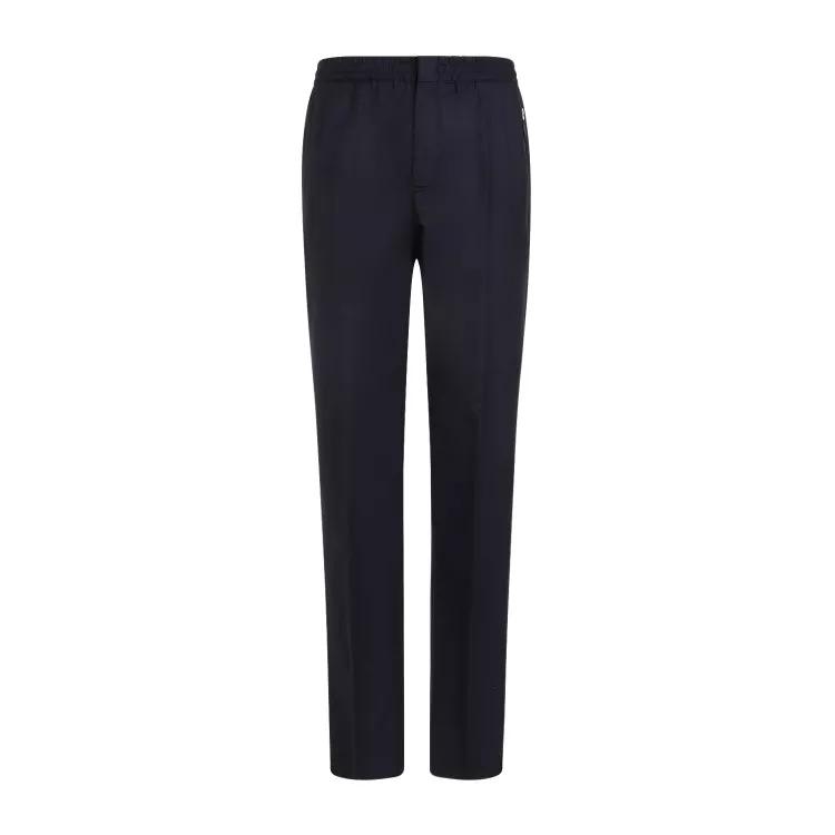 Berluti - Night Blue Wool Pants - Größe 50 - blue