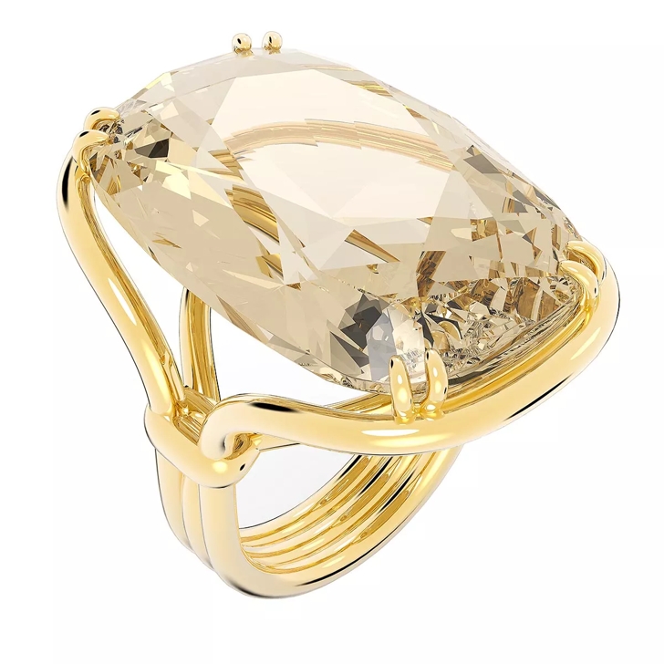 Swarovski Harmonia cocktail Oversized crystal Gold Bague cocktail