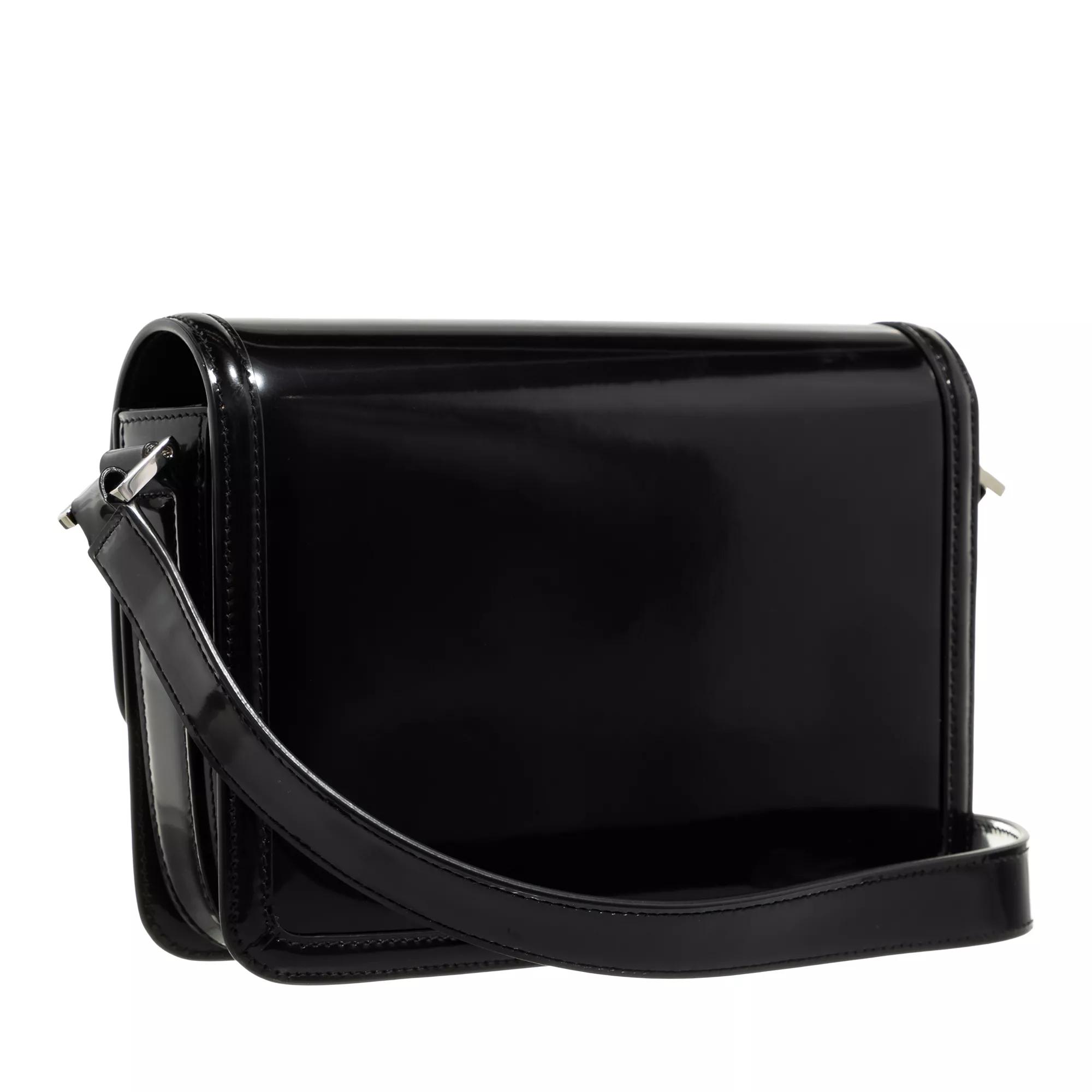 Saint Laurent Crossbody bags Solferino Medium In Glazed Leather in zwart