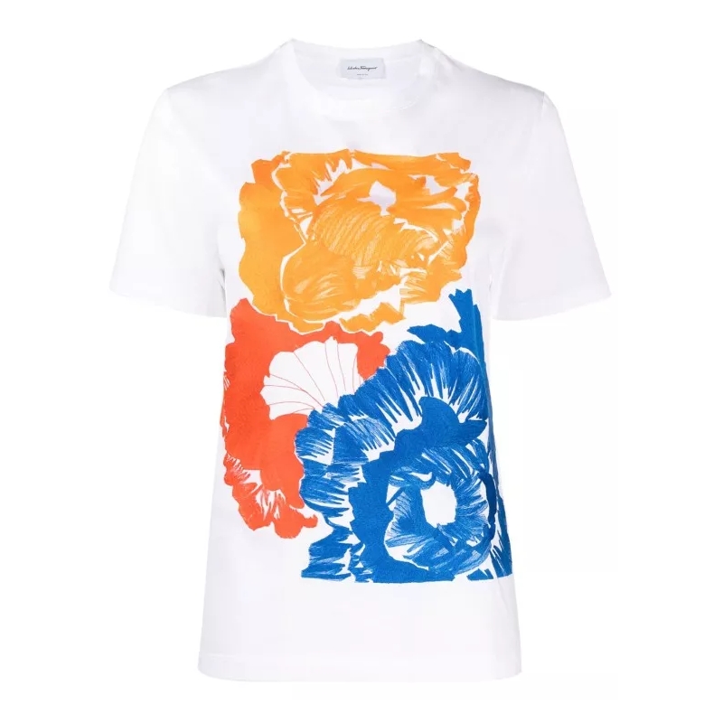 Salvatore Ferragamo T-Shirt White Cotton T-Shirt White