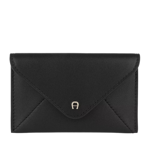 AIGNER Fashion Cardcase Black Portemonnaie mit Überschlag
