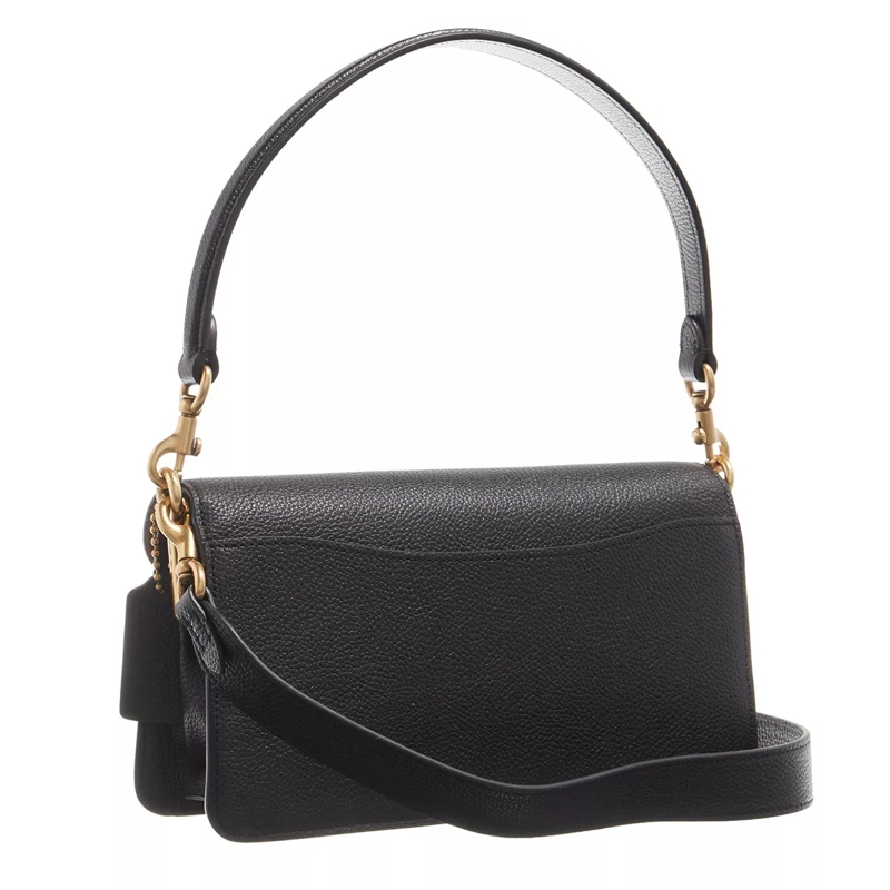 Coach Satchel Polished Pebble Leather Tabby Shoulder Bag 26 Black 2(Image 4)