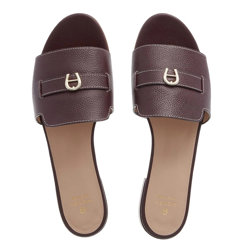 AIGNER Slides Arielle 1A Port Red(Image 5)