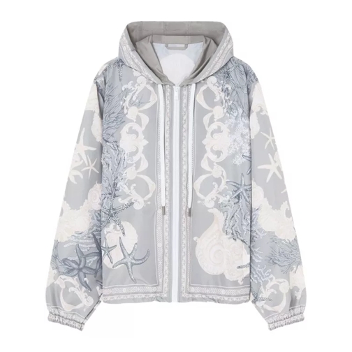 Versace Multicolored Barocco Sea Jacket Grey 